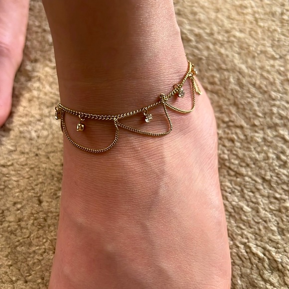COPY - Anklet gold tone - Picture 4 of 4